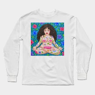 Meditating Maiden Long Sleeve T-Shirt